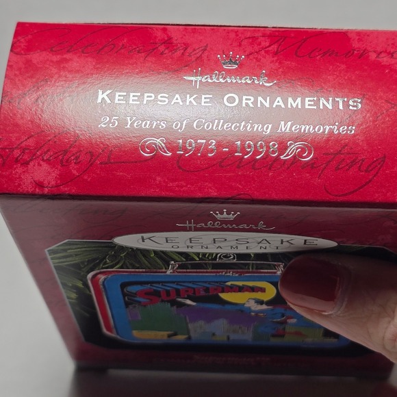 Hallmark Keepsake Superman Lunchbox Ornament Commemorative Man of Steel NIB - Picture 7 of 7